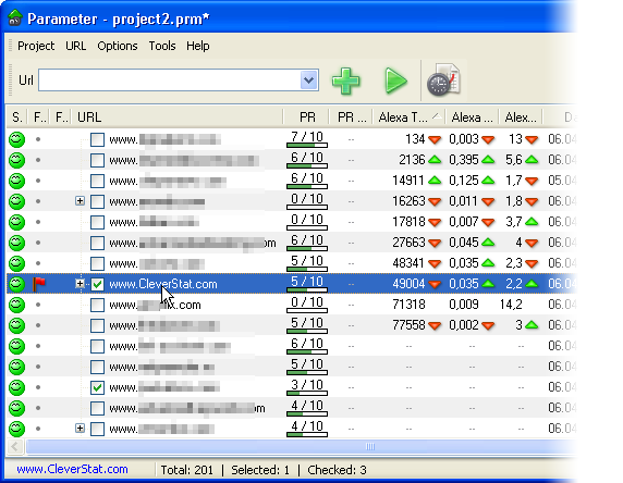 SEO Altimeter - Alexa traffic rank software, link popularity and site saturation monitoring software